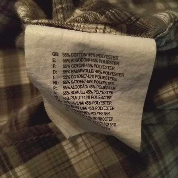 Van's Short Sleeve Plaid Snap Button Down Shirt - Picture 8 of 10